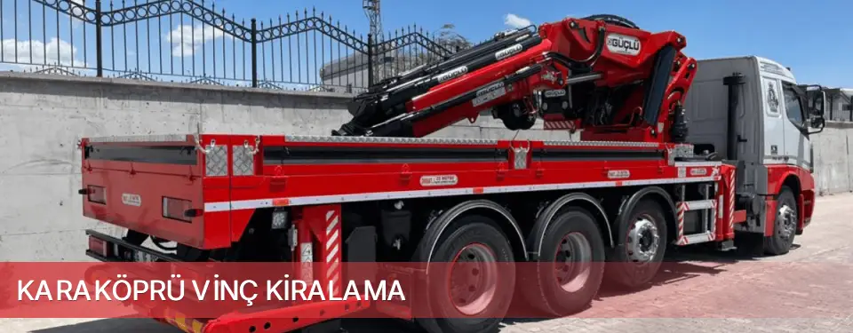 Karaköprü İlçemi Vinç Kiralama